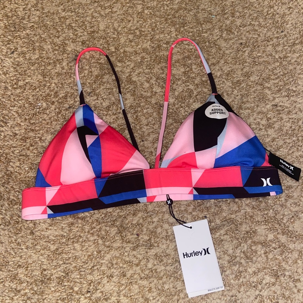 Brand new Hurley swim top